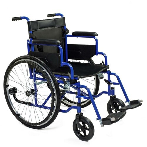 Кресло-коляска для инвалидов FS909 ЮкиГрупп с ручным приводом литые колеса