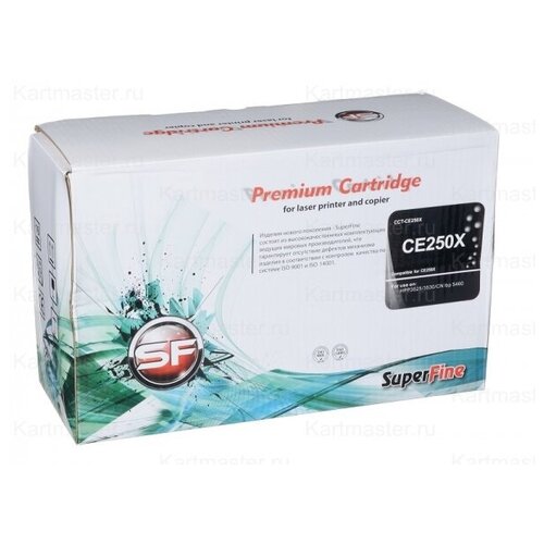 Картридж HP UNIVERSAL CE250X/CE400X Black SuperFine картридж ce251a ce401a для hp clj 3525 3530 7 0k cyan aquamarine