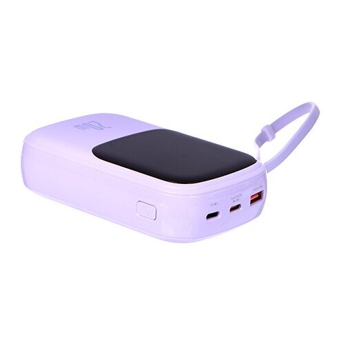 фото Внешний аккумулятор baseus power bank qpow digital display 20000mah 20w purple ppqd-h05