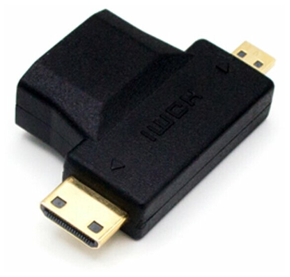 Аксессуар KS-is 2в1 HDMI F - Micro D HDMI/Mini C HDMI M KS-361