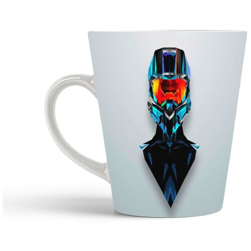 фото Кружка-латте coolpodarok hallo халло (серый фон)