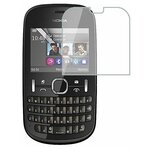 Nokia Asha 201 защитный экран Гидрогель Прозрачный (Силикон) 1 штука - изображение