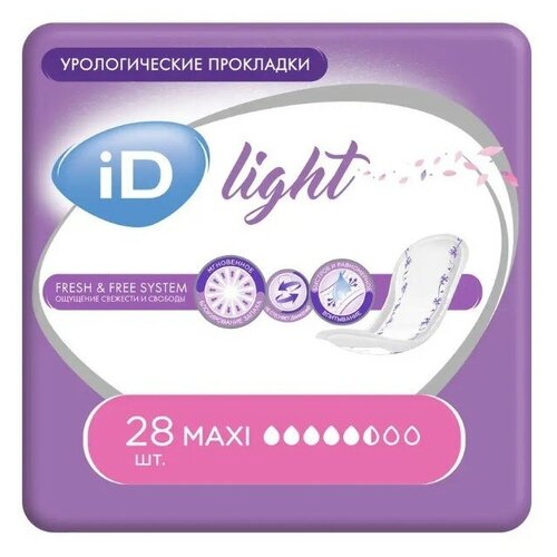 iD Light Maxi  Урологические прокладки для женщин  14 шт, 2 уп.