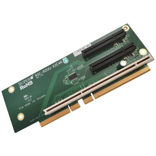 Переходная плата SuperMicro Riser PCI-X 2 PCI-E x4 RSC-R2UU-X2E4R pcie pci райзер pci e pci e кабель pci express райзер карта для материнской платы удлинитель преобразователь адаптер pcie x1 x4 x8 удлинительный кабель