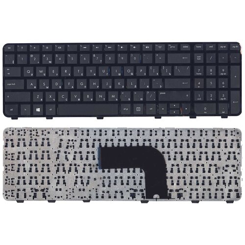 Клавиатура для ноутбука HP Pavilion DV6-7000 черная с рамкой 930₽