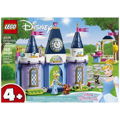 Конструктор LEGO Disney Princess 43178 Праздник в замке Золушки, 168 дет. конструктор lego disney princess 41063 подводный дворец ариэль 379 дет