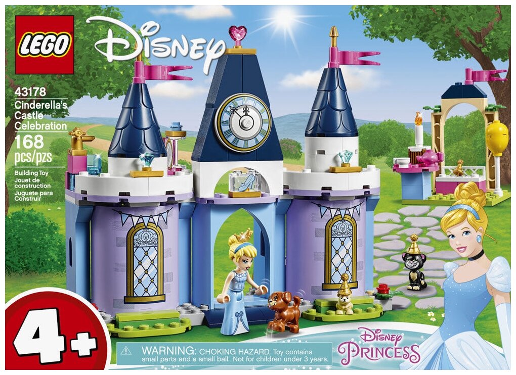 Конструктор LEGO Disney Princess 43178 Праздник в замке Золушки, 168 дет.