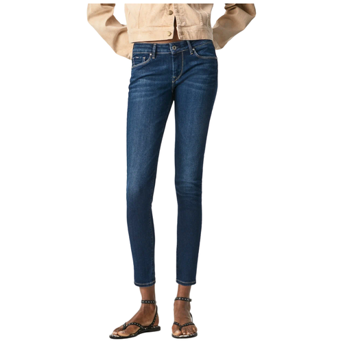 Джинсы женские, Pepe Jeans London, артикул: PL204174, цвет: синий (Z63), размер: 29/32