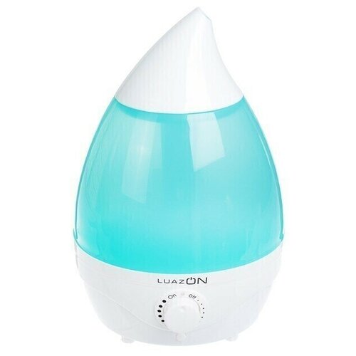 Увлажнитель воздуха ультразвуковой 2 л 18 Вт бело-зеленый LuazON 1 шт 289500₽