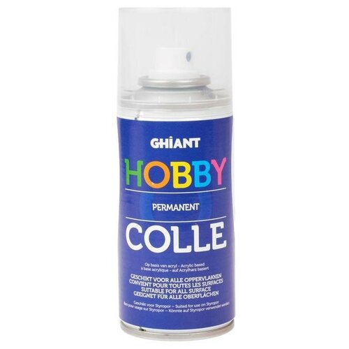 Клей постоянный аэрозоль Ghiant Hobby Colle repositionable, 150 мл