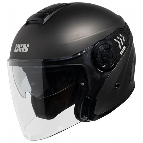 Шлем открытый IXS JET HELMET IXS 100 1.0 X10065 M99 серый матовый M