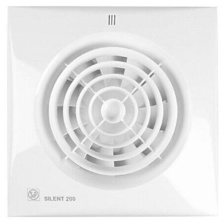 Вытяжной вентилятор Soler & Palau SILENT-200 CHZ, white 16 Вт