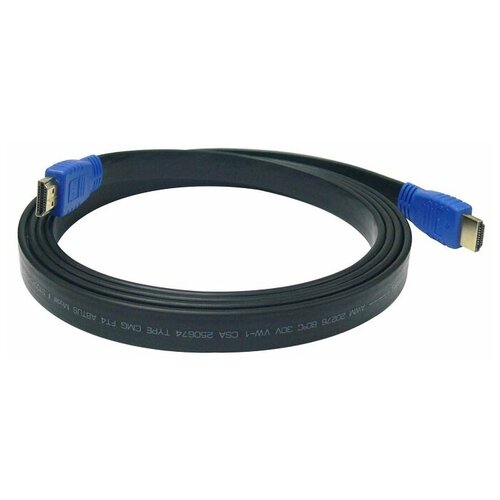 Аксессуар Kramer HDMI-HDMI 3m C-HM/HM/FLAT/ETH-10 кабель hdmi 1 8м kramer c hm hm flat eth 6 плоский черный