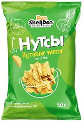 Безглютеновые чипсы "нутсы" со вкусом лука и зелени, Don Shelldon, 50 гр