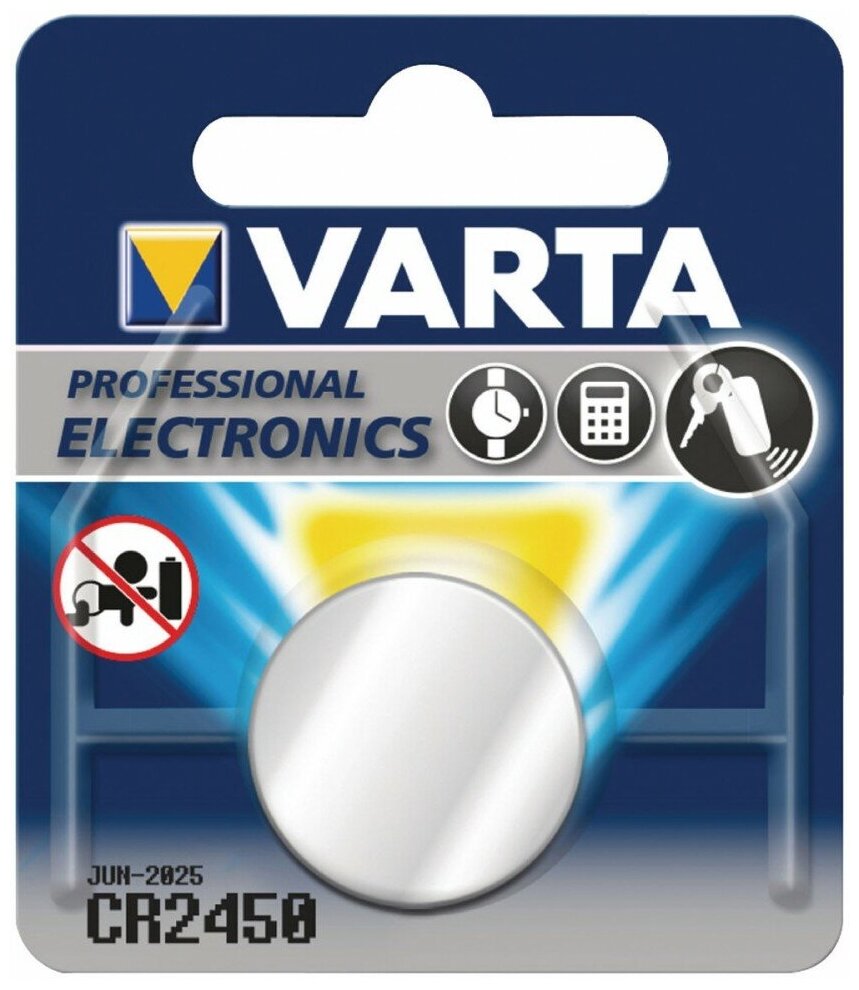 Батарейка VARTA CR2450 6450 BL1