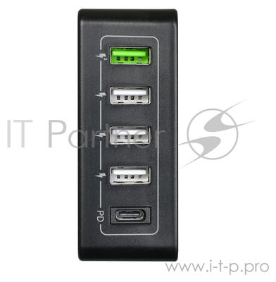 Зарядное устройство сетевое ACD 60Вт, 5xUSB 1PD+1QC+3Smart, 3.6~20В/3А, RTL - фото №9