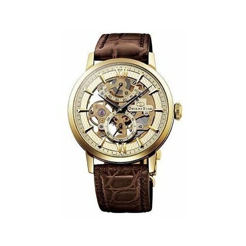 фото Часы механические orient star dx02001c, классика. муж., кож. бр-т,date,50m