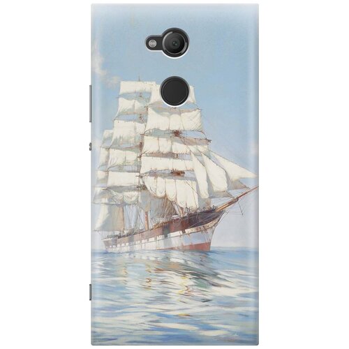 фото Re:pa накладка transparent для sony xperia xa2 ultra с принтом "идеальный парус"