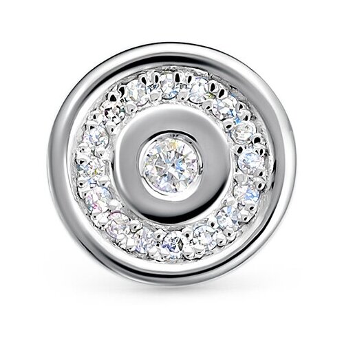 фото Подвеска с 17 бриллиантами из белого золота 85933 vesna jewelry