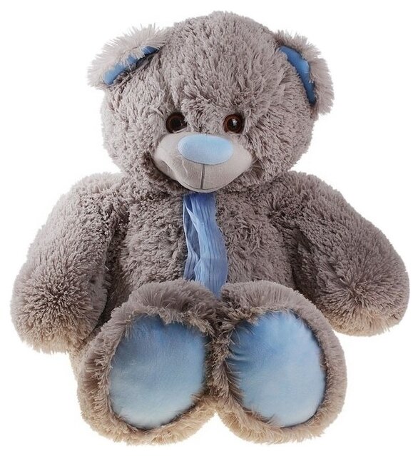 Мягкая игрушка Fancy Медведь Сержик, 63 см, серый
