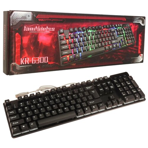 Игровая клавиатура zQz KR6300 черный 199000₽