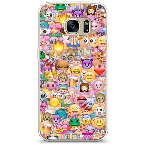 фото Силиконовый чехол "взрыв эмодзи" на samsung galaxy s7 / самсунг галакси с 7 case place