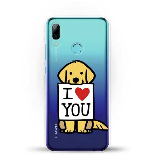 фото Силиконовый чехол верный пёс на huawei p smart (2019) andy & paul