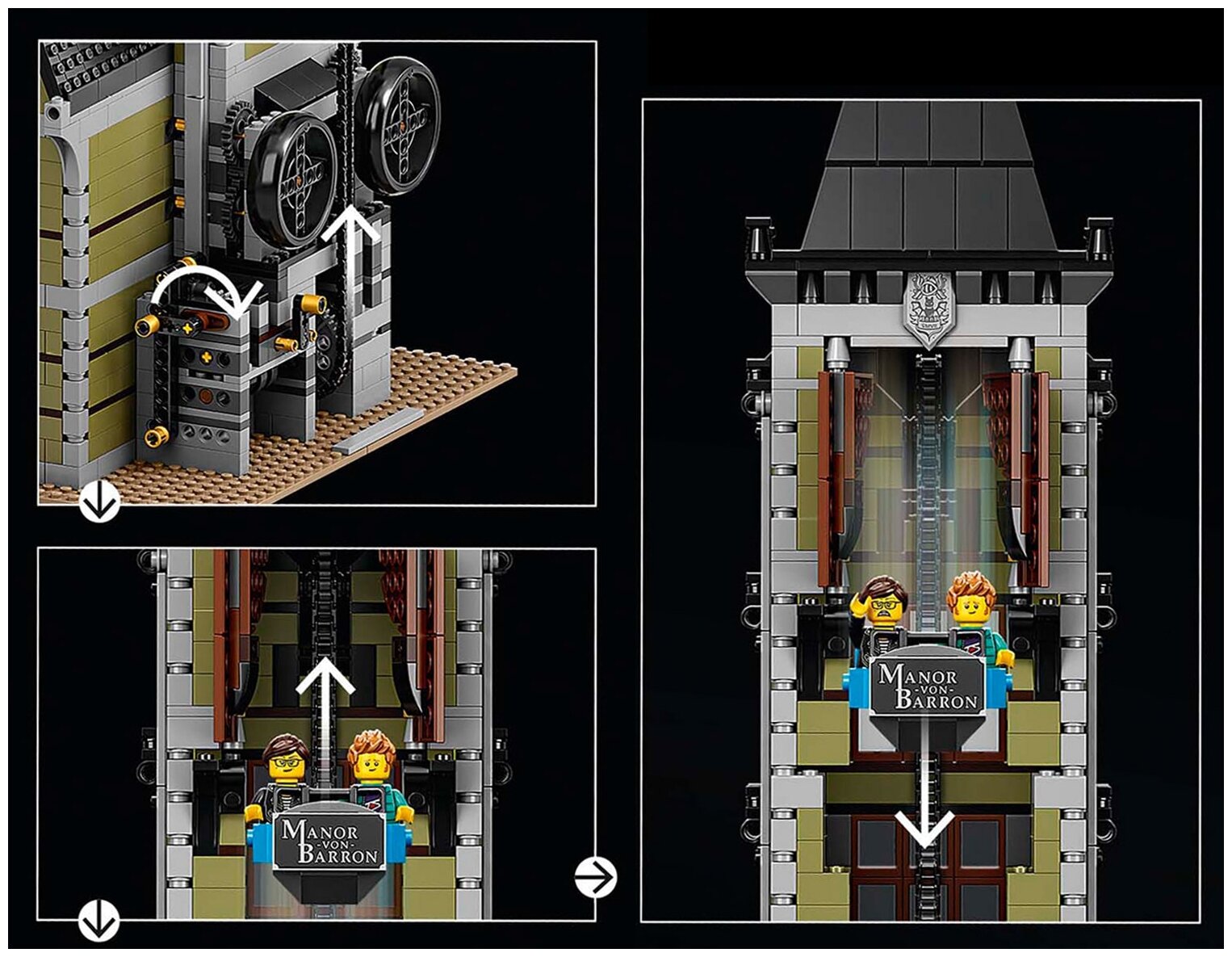 Игрушка CONSTRUCT. CREATOR EXPERT GEISTERHAUS AUF DEM JAHR. LEGO - фото №6