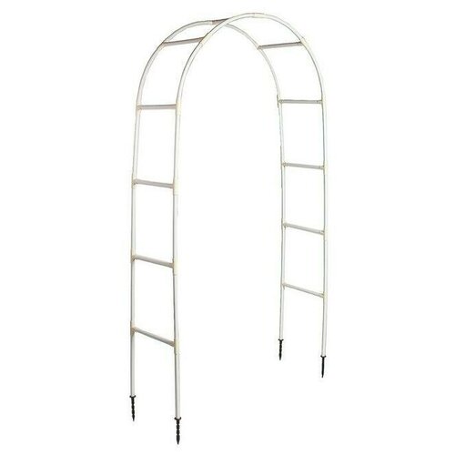 Благодатное земледелие Арка садовая разборная белая ПВХ без шаров
