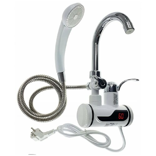 Электрический кран водонагреватель с душем кран нагреватель 182000₽