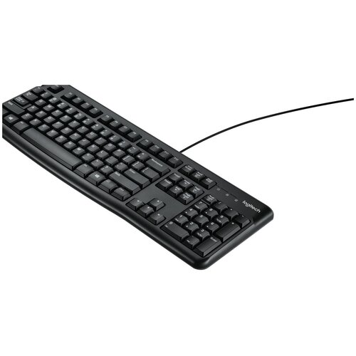 Клавиатура Logitech Клавиатура Logitech LGT-K120-US 920-002508, черный, белый