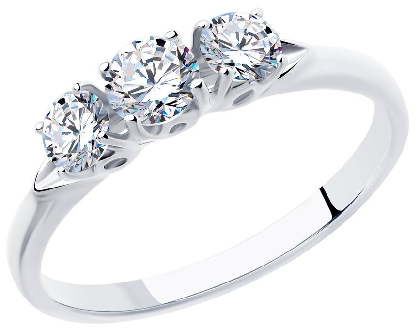 Кольцо Diamant из серебра с фианитами 94-110-01216-1 