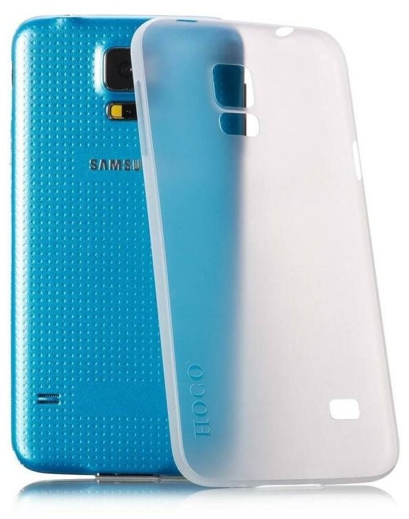 Чехол панель накладка MyPads для Samsung Galaxy S5 / S5 Neo ультра-тонкая пластиковая «Crystal Case» белая