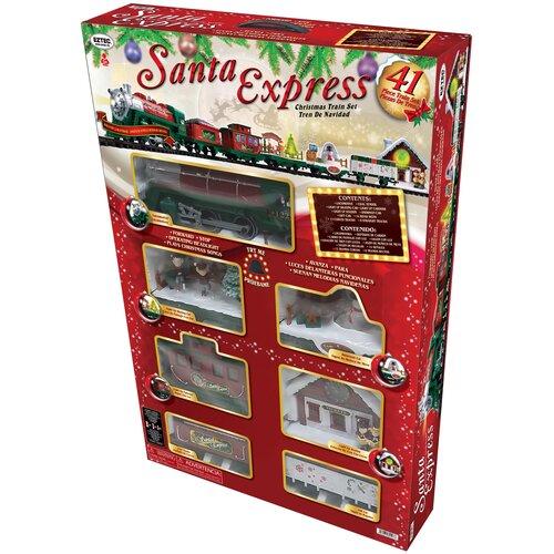 Новогодняя железная дорога SANTA EXPRESS (41 часть) 62197 новогодняя дорога happy holiday express с функцией try me 29 частей 62169