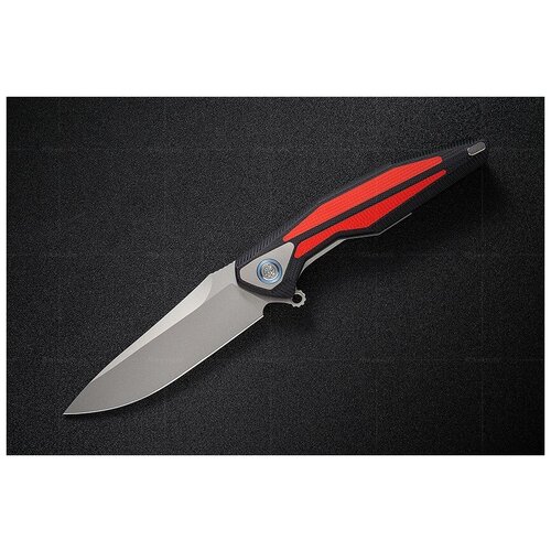 фото Нож складной tulay rikeknife, сталь 154cm, red g10