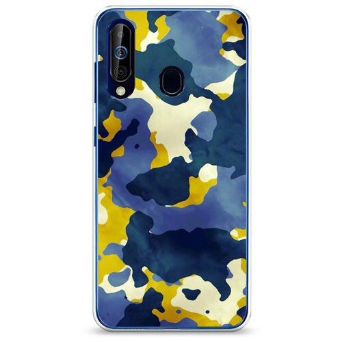 фото Силиконовый чехол "акварельный камуфляж" на samsung galaxy a60 / самсунг галакси а60 case place