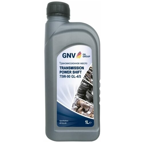 GNV Transmission Power Shift 75W-90 GL-4/5 кан. 1 л трансмиссионное масло GTP1072010017517590001