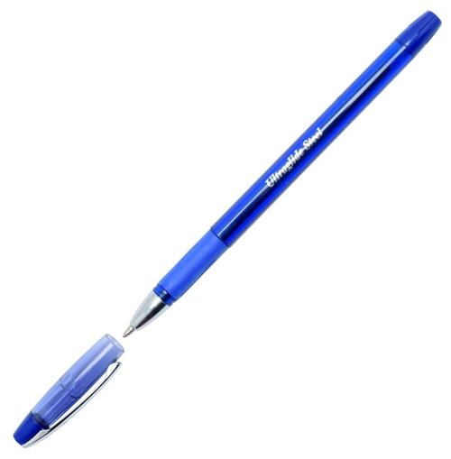 Ручка шариковая Unimax Ultra Glide Steel 1мм, синяя, масляная, неавтоматическая