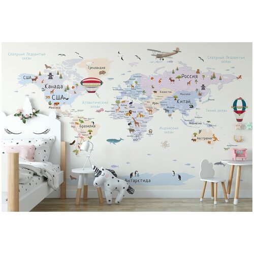 Детские бумажные фотообои 