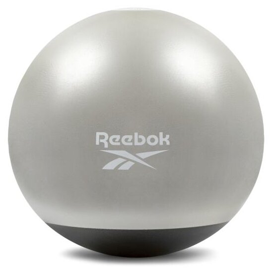 Гимнастический мяч Reebok серо-черный, 65 см RAB-40016BK