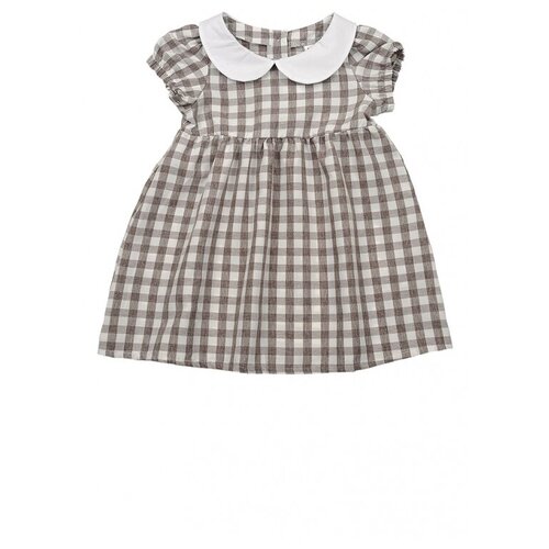 Платье для девочек Mini Maxi, модель 2650, цвет кофейный, размер 104