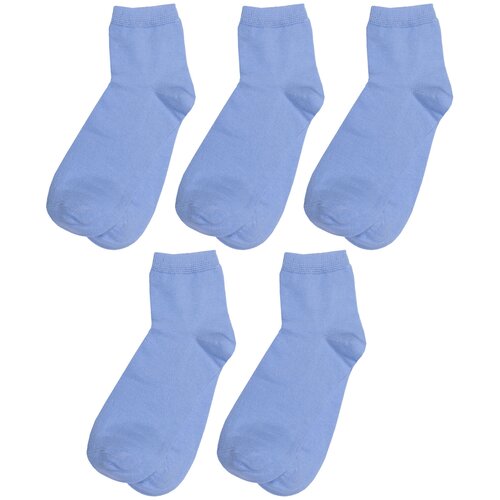 Носки RuSocks 5 пар, размер 16-18, голубой носки rusocks 5 пар размер 16 розовый голубой