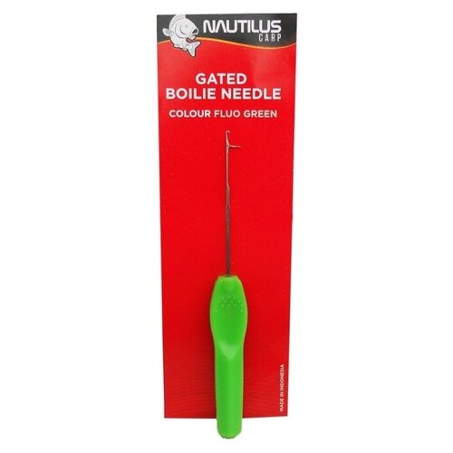 Игла для насадок Nautilus Gated Boilie Needle Fluo Green