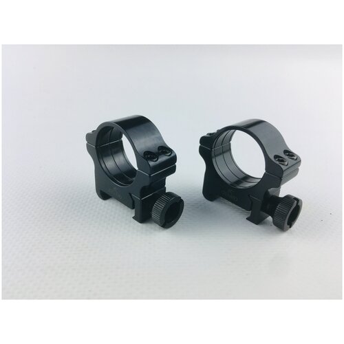 фото Кольца rusan быстросъемные weaver на 25,4мм h8 на винтах (050-25,4-8-m)