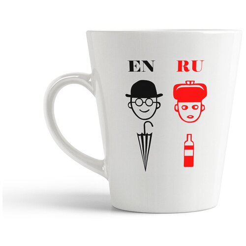 фото Кружка-латте coolpodarok "en ru"