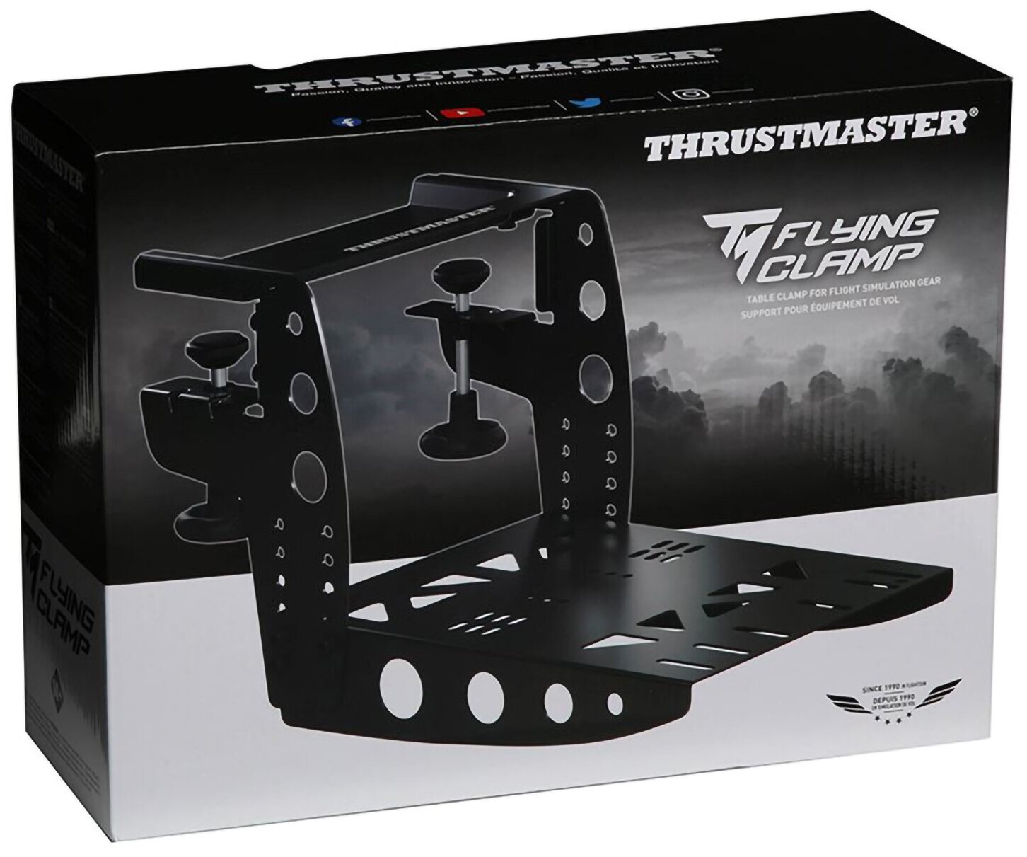 Крепление для джойстиков и РУД Thrustmaster Tm flying clamp ww version ПК