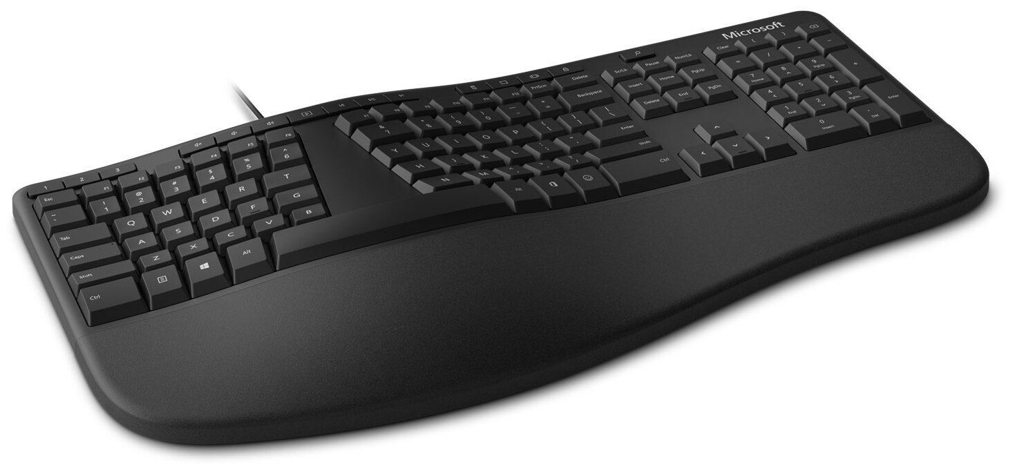 Клавиатура проводная Microsoft Ergonomic Black (LXM-00011)