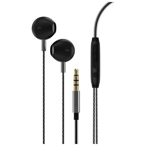 Наушники Devia Metal In Ear Headphones черные 39000₽