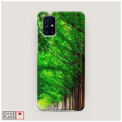 фото Чехол пластиковый samsung galaxy m31s лес 4 case place