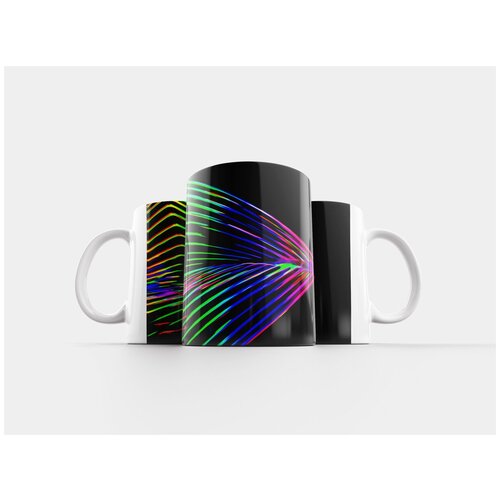 фото Кружка "аннотация, неон, задний план" 320 мл lotsprints